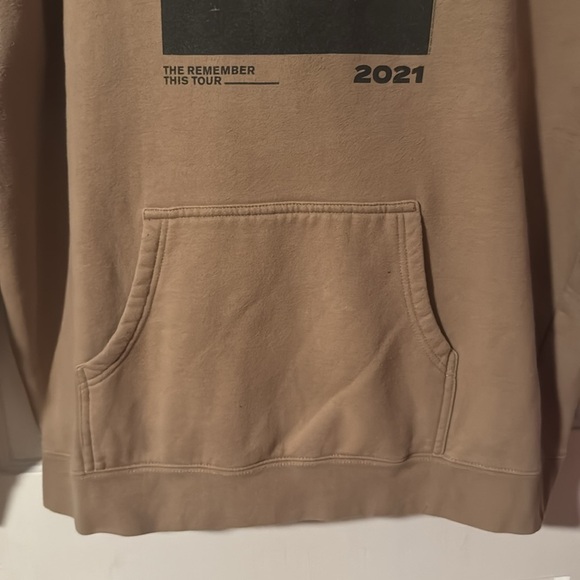 Jonas Brothers The Remember This Tour 2021 XL Tan Hoodie - Picture 3 of 13